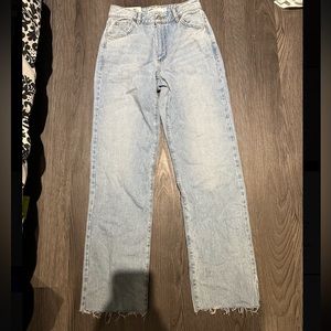 Garage light wash 90s straight jeans